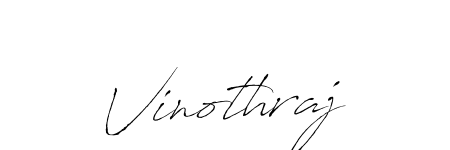 Make a beautiful signature design for name Vinothraj. With this signature (Antro_Vectra) style, you can create a handwritten signature for free. Vinothraj signature style 6 images and pictures png