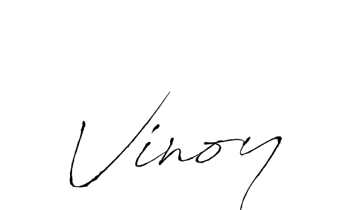 Use a signature maker to create a handwritten signature online. With this signature software, you can design (Antro_Vectra) your own signature for name Vinoy. Vinoy signature style 6 images and pictures png