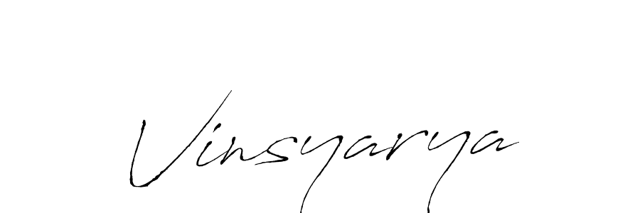 The best way (Antro_Vectra) to make a short signature is to pick only two or three words in your name. The name Vinsyarya include a total of six letters. For converting this name. Vinsyarya signature style 6 images and pictures png