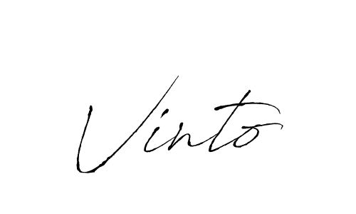 Make a beautiful signature design for name Vinto. Use this online signature maker to create a handwritten signature for free. Vinto signature style 6 images and pictures png