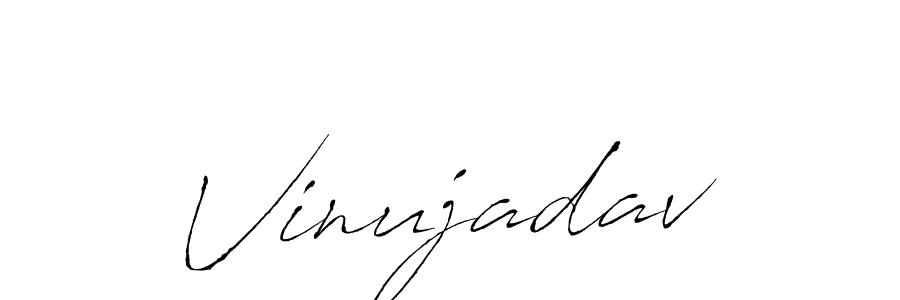 You should practise on your own different ways (Antro_Vectra) to write your name (Vinujadav) in signature. don't let someone else do it for you. Vinujadav signature style 6 images and pictures png