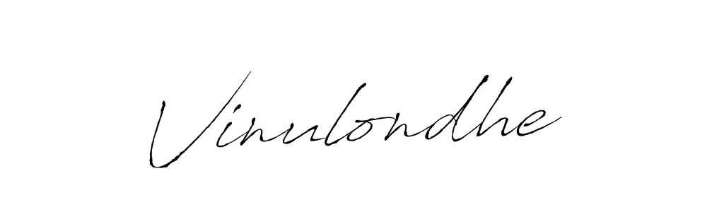 How to Draw Vinulondhe signature style? Antro_Vectra is a latest design signature styles for name Vinulondhe. Vinulondhe signature style 6 images and pictures png