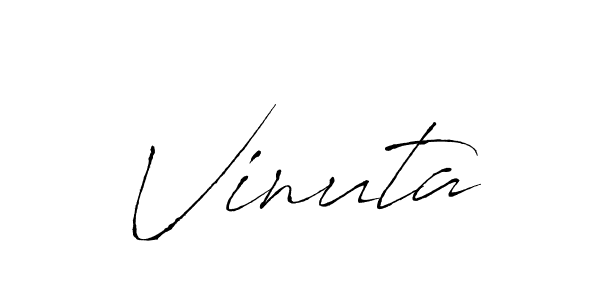 Once you've used our free online signature maker to create your best signature Antro_Vectra style, it's time to enjoy all of the benefits that Vinuta name signing documents. Vinuta signature style 6 images and pictures png