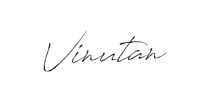 You should practise on your own different ways (Antro_Vectra) to write your name (Vinutan) in signature. don't let someone else do it for you. Vinutan signature style 6 images and pictures png