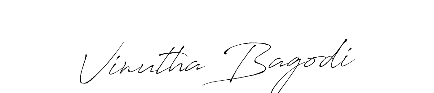 Make a beautiful signature design for name Vinutha Bagodi. Use this online signature maker to create a handwritten signature for free. Vinutha Bagodi signature style 6 images and pictures png