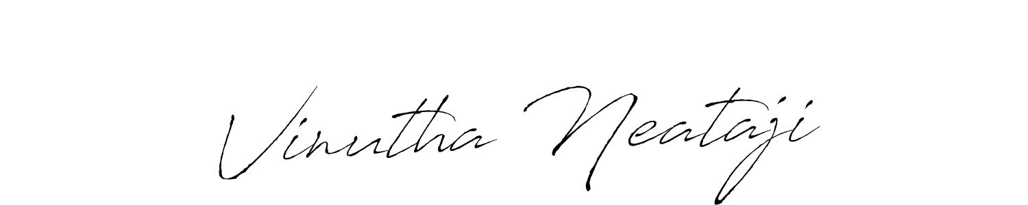 if you are searching for the best signature style for your name Vinutha Neataji. so please give up your signature search. here we have designed multiple signature styles  using Antro_Vectra. Vinutha Neataji signature style 6 images and pictures png