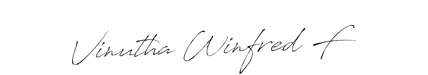 Once you've used our free online signature maker to create your best signature Antro_Vectra style, it's time to enjoy all of the benefits that Vinutha Winfred F name signing documents. Vinutha Winfred F signature style 6 images and pictures png