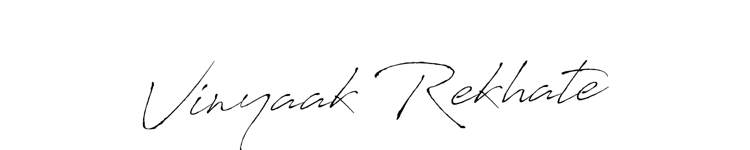 Make a beautiful signature design for name Vinyaak Rekhate. Use this online signature maker to create a handwritten signature for free. Vinyaak Rekhate signature style 6 images and pictures png