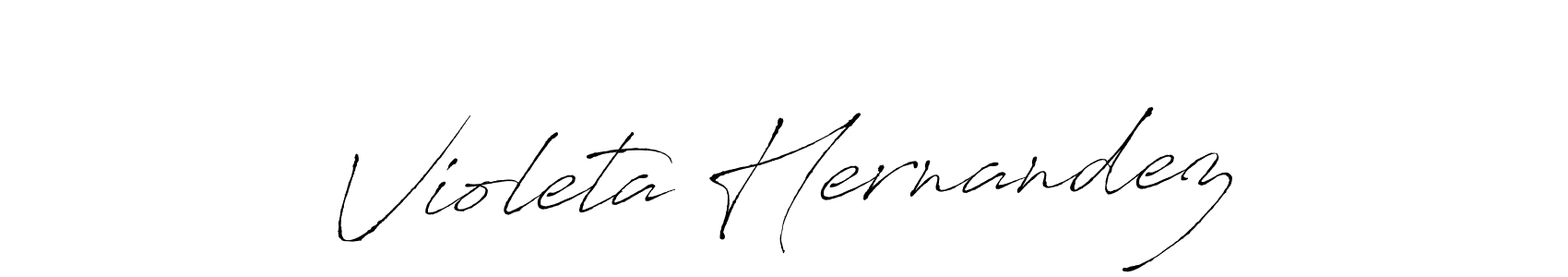 Violeta Hernandez stylish signature style. Best Handwritten Sign (Antro_Vectra) for my name. Handwritten Signature Collection Ideas for my name Violeta Hernandez. Violeta Hernandez signature style 6 images and pictures png