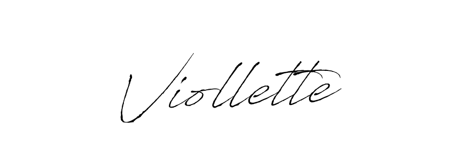 Make a beautiful signature design for name Viollette. With this signature (Antro_Vectra) style, you can create a handwritten signature for free. Viollette signature style 6 images and pictures png