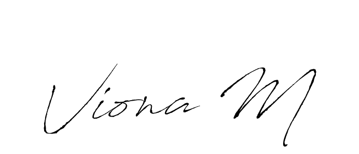 Also You can easily find your signature by using the search form. We will create Viona M name handwritten signature images for you free of cost using Antro_Vectra sign style. Viona M signature style 6 images and pictures png