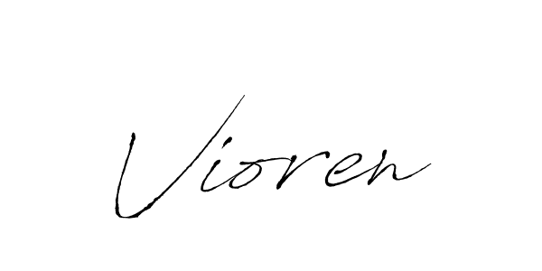 Also we have Vioren name is the best signature style. Create professional handwritten signature collection using Antro_Vectra autograph style. Vioren signature style 6 images and pictures png