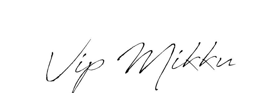 Antro_Vectra is a professional signature style that is perfect for those who want to add a touch of class to their signature. It is also a great choice for those who want to make their signature more unique. Get Vip Mikku name to fancy signature for free. Vip Mikku signature style 6 images and pictures png