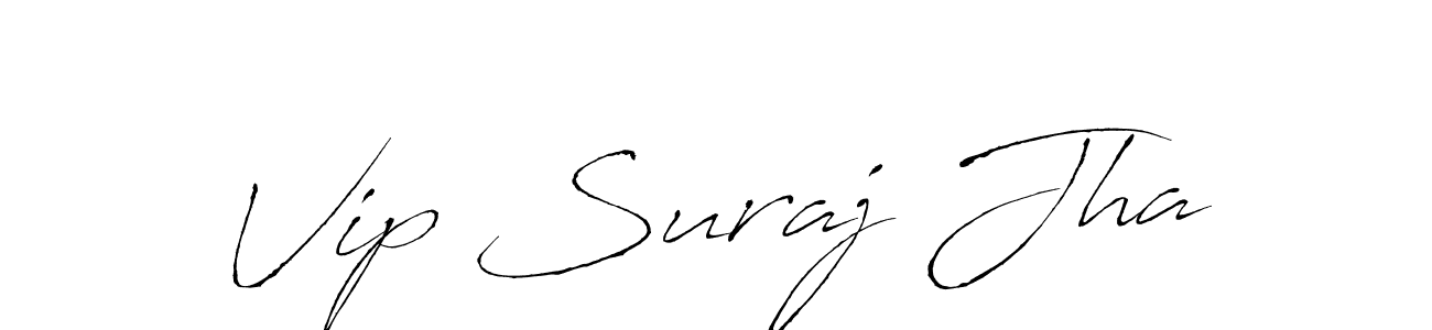Also You can easily find your signature by using the search form. We will create Vip Suraj Jha name handwritten signature images for you free of cost using Antro_Vectra sign style. Vip Suraj Jha signature style 6 images and pictures png