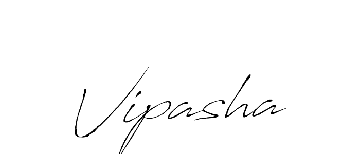 Make a beautiful signature design for name Vipasha. With this signature (Antro_Vectra) style, you can create a handwritten signature for free. Vipasha signature style 6 images and pictures png