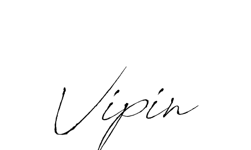 Vipin stylish signature style. Best Handwritten Sign (Antro_Vectra) for my name. Handwritten Signature Collection Ideas for my name Vipin. Vipin signature style 6 images and pictures png