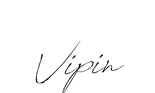 Vipin stylish signature style. Best Handwritten Sign (Antro_Vectra) for my name. Handwritten Signature Collection Ideas for my name Vipin. Vipin signature style 6 images and pictures png