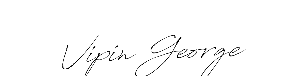 Also You can easily find your signature by using the search form. We will create Vipin George name handwritten signature images for you free of cost using Antro_Vectra sign style. Vipin George signature style 6 images and pictures png