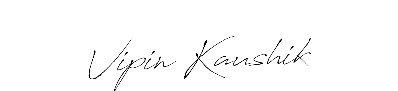 It looks lik you need a new signature style for name Vipin Kaushik. Design unique handwritten (Antro_Vectra) signature with our free signature maker in just a few clicks. Vipin Kaushik signature style 6 images and pictures png