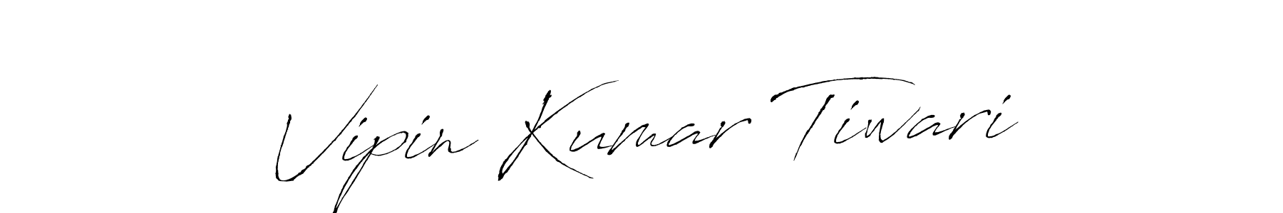 How to make Vipin Kumar Tiwari signature? Antro_Vectra is a professional autograph style. Create handwritten signature for Vipin Kumar Tiwari name. Vipin Kumar Tiwari signature style 6 images and pictures png