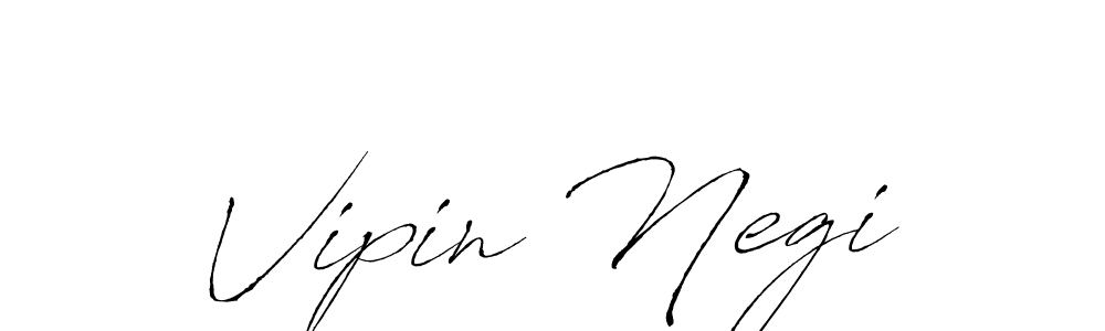 Make a beautiful signature design for name Vipin Negi. With this signature (Antro_Vectra) style, you can create a handwritten signature for free. Vipin Negi signature style 6 images and pictures png