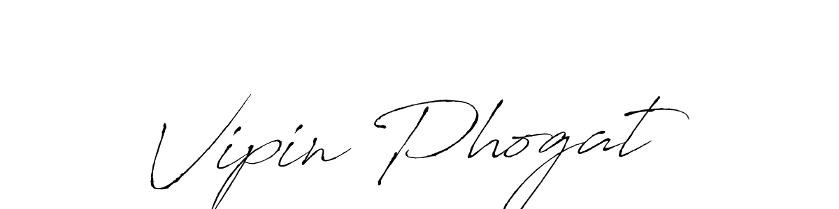 Use a signature maker to create a handwritten signature online. With this signature software, you can design (Antro_Vectra) your own signature for name Vipin Phogat. Vipin Phogat signature style 6 images and pictures png