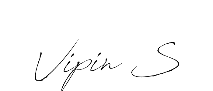 Similarly Antro_Vectra is the best handwritten signature design. Signature creator online .You can use it as an online autograph creator for name Vipin S. Vipin S signature style 6 images and pictures png