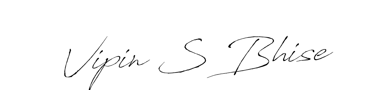 Use a signature maker to create a handwritten signature online. With this signature software, you can design (Antro_Vectra) your own signature for name Vipin S Bhise. Vipin S Bhise signature style 6 images and pictures png