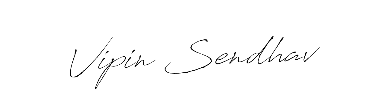 Also You can easily find your signature by using the search form. We will create Vipin Sendhav name handwritten signature images for you free of cost using Antro_Vectra sign style. Vipin Sendhav signature style 6 images and pictures png