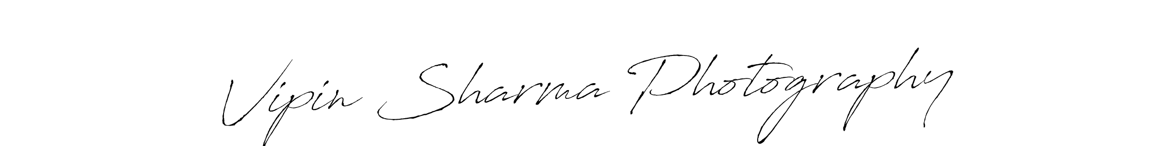 Design your own signature with our free online signature maker. With this signature software, you can create a handwritten (Antro_Vectra) signature for name Vipin Sharma Photography. Vipin Sharma Photography signature style 6 images and pictures png