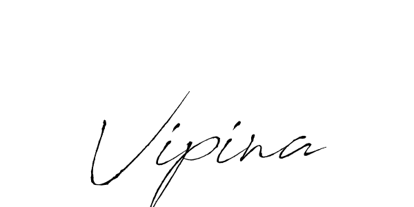 Create a beautiful signature design for name Vipina. With this signature (Antro_Vectra) fonts, you can make a handwritten signature for free. Vipina signature style 6 images and pictures png