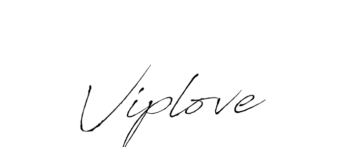 Create a beautiful signature design for name Viplove. With this signature (Antro_Vectra) fonts, you can make a handwritten signature for free. Viplove signature style 6 images and pictures png