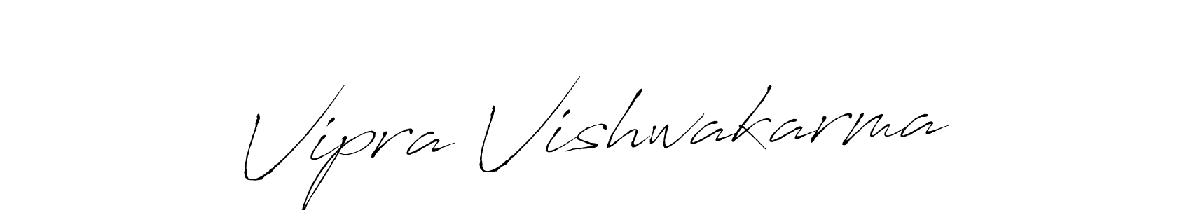 Design your own signature with our free online signature maker. With this signature software, you can create a handwritten (Antro_Vectra) signature for name Vipra Vishwakarma. Vipra Vishwakarma signature style 6 images and pictures png