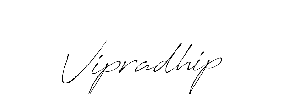 Create a beautiful signature design for name Vipradhip. With this signature (Antro_Vectra) fonts, you can make a handwritten signature for free. Vipradhip signature style 6 images and pictures png