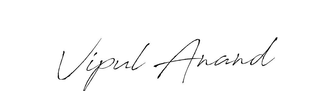 Also we have Vipul Anand name is the best signature style. Create professional handwritten signature collection using Antro_Vectra autograph style. Vipul Anand signature style 6 images and pictures png