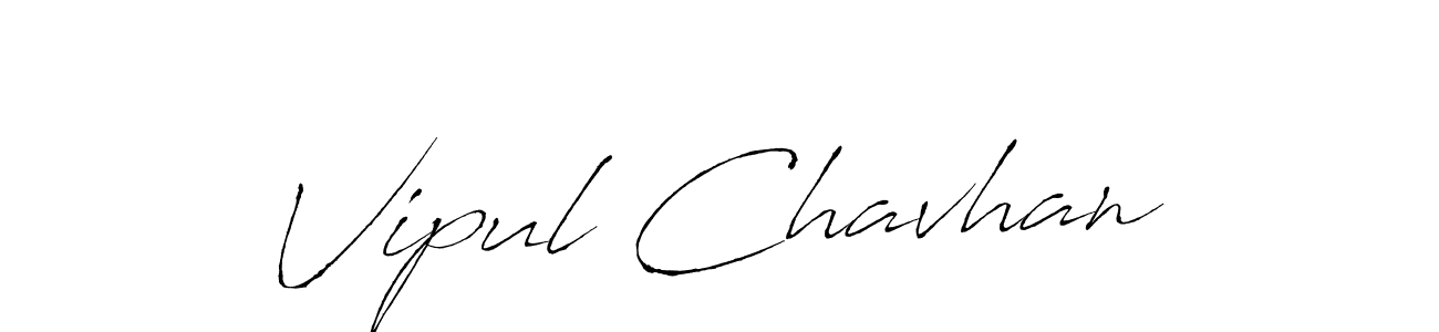 Antro_Vectra is a professional signature style that is perfect for those who want to add a touch of class to their signature. It is also a great choice for those who want to make their signature more unique. Get Vipul Chavhan name to fancy signature for free. Vipul Chavhan signature style 6 images and pictures png