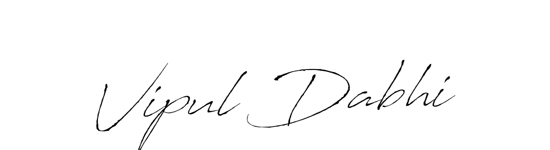 You can use this online signature creator to create a handwritten signature for the name Vipul Dabhi. This is the best online autograph maker. Vipul Dabhi signature style 6 images and pictures png