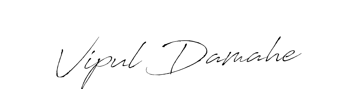 Similarly Antro_Vectra is the best handwritten signature design. Signature creator online .You can use it as an online autograph creator for name Vipul Damahe. Vipul Damahe signature style 6 images and pictures png