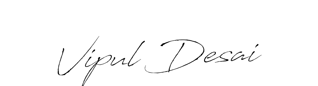 Similarly Antro_Vectra is the best handwritten signature design. Signature creator online .You can use it as an online autograph creator for name Vipul Desai. Vipul Desai signature style 6 images and pictures png