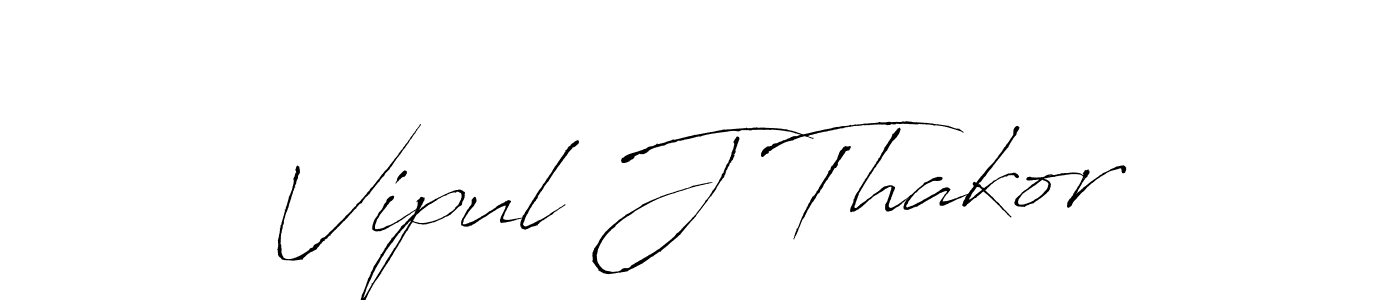 Antro_Vectra is a professional signature style that is perfect for those who want to add a touch of class to their signature. It is also a great choice for those who want to make their signature more unique. Get Vipul J Thakor name to fancy signature for free. Vipul J Thakor signature style 6 images and pictures png