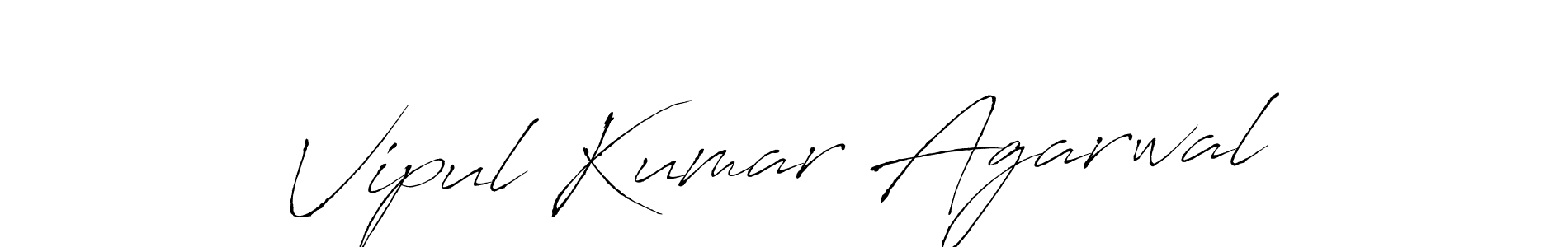 Vipul Kumar Agarwal stylish signature style. Best Handwritten Sign (Antro_Vectra) for my name. Handwritten Signature Collection Ideas for my name Vipul Kumar Agarwal. Vipul Kumar Agarwal signature style 6 images and pictures png