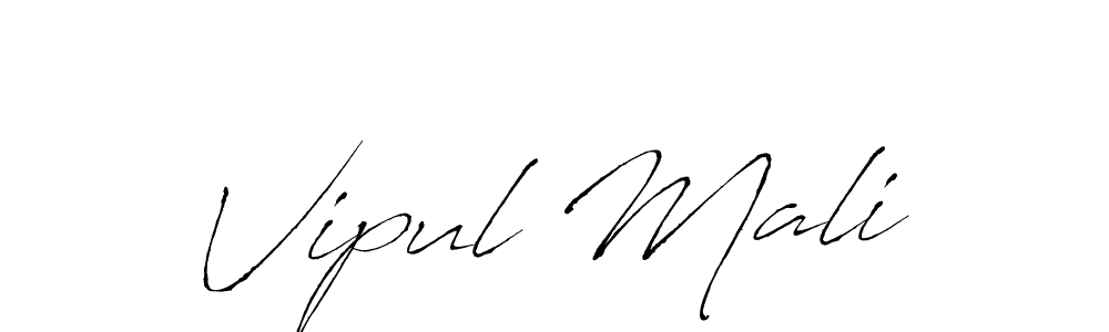 You can use this online signature creator to create a handwritten signature for the name Vipul Mali. This is the best online autograph maker. Vipul Mali signature style 6 images and pictures png