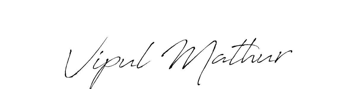 You should practise on your own different ways (Antro_Vectra) to write your name (Vipul Mathur) in signature. don't let someone else do it for you. Vipul Mathur signature style 6 images and pictures png