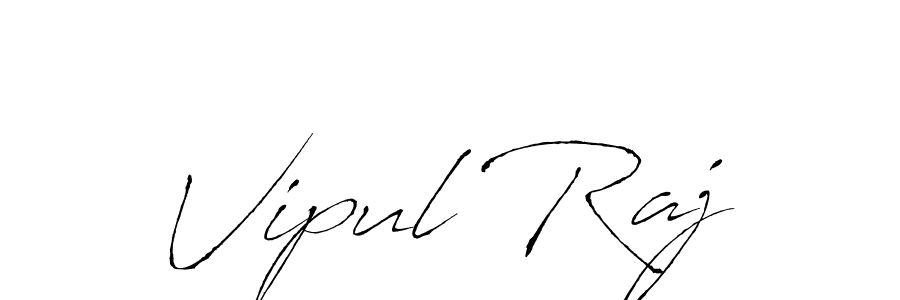 You should practise on your own different ways (Antro_Vectra) to write your name (Vipul Raj) in signature. don't let someone else do it for you. Vipul Raj signature style 6 images and pictures png