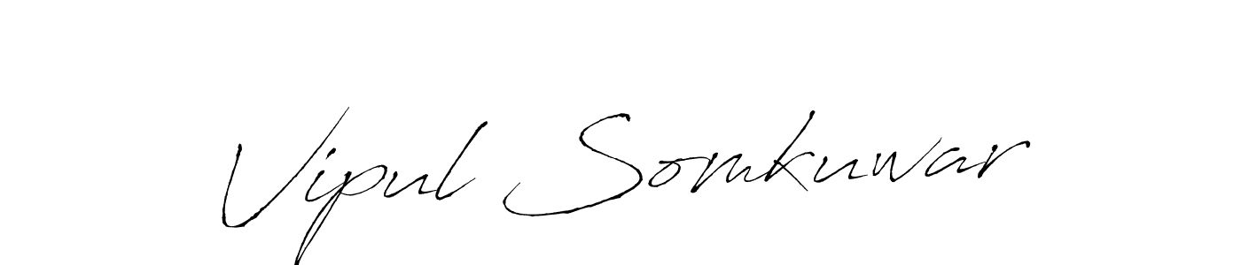 Use a signature maker to create a handwritten signature online. With this signature software, you can design (Antro_Vectra) your own signature for name Vipul Somkuwar. Vipul Somkuwar signature style 6 images and pictures png