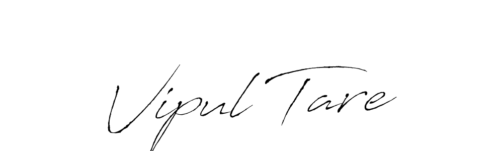 Create a beautiful signature design for name Vipul Tare. With this signature (Antro_Vectra) fonts, you can make a handwritten signature for free. Vipul Tare signature style 6 images and pictures png