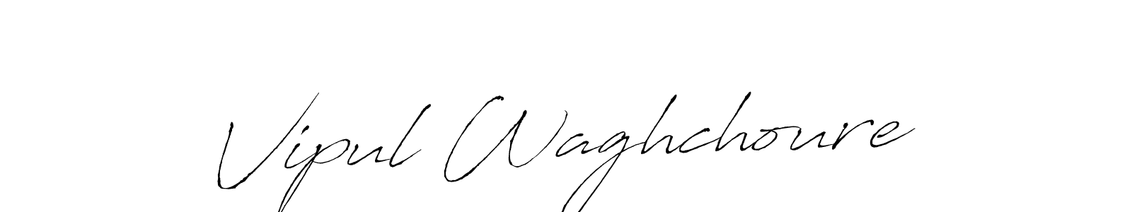 Make a beautiful signature design for name Vipul Waghchoure. With this signature (Antro_Vectra) style, you can create a handwritten signature for free. Vipul Waghchoure signature style 6 images and pictures png