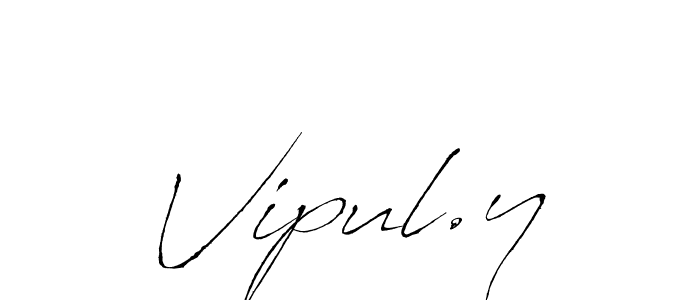 Make a beautiful signature design for name Vipul.y. Use this online signature maker to create a handwritten signature for free. Vipul.y signature style 6 images and pictures png