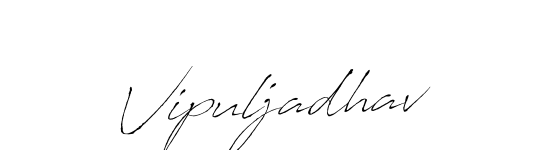 Use a signature maker to create a handwritten signature online. With this signature software, you can design (Antro_Vectra) your own signature for name Vipuljadhav. Vipuljadhav signature style 6 images and pictures png