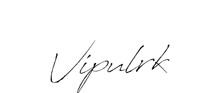 Design your own signature with our free online signature maker. With this signature software, you can create a handwritten (Antro_Vectra) signature for name Vipulrk. Vipulrk signature style 6 images and pictures png